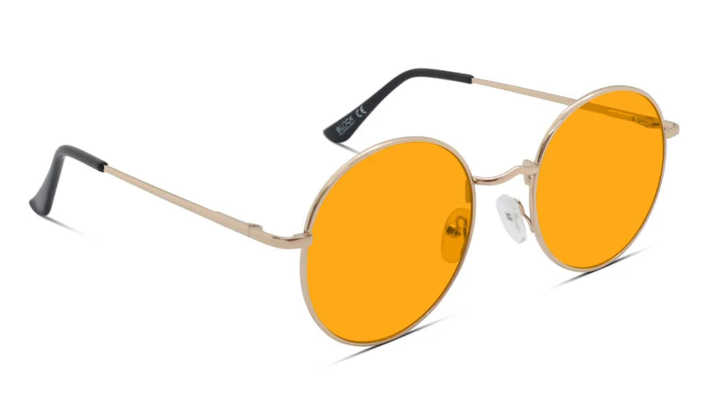 SunDown Elton Blue Blocking Glasses - Gold - Readers - Image 7