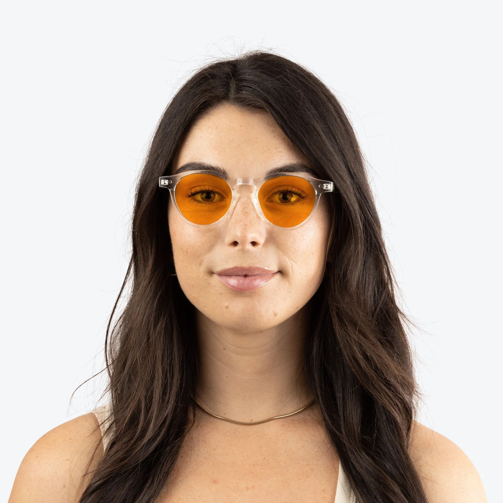 SunDown Oscar Blue Blocking Glasses - Crystal - Prescription - Image 3