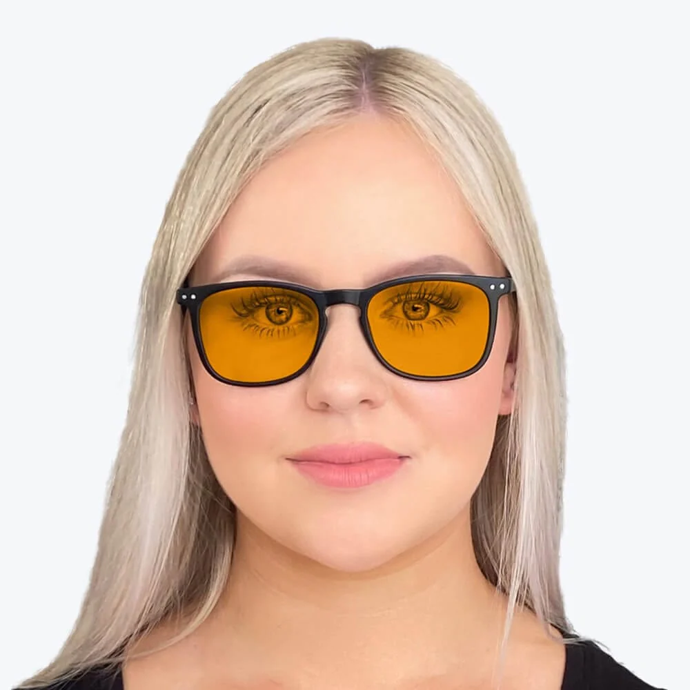 SunDown Taylor Blue Blocking Glasses - Black - Readers - Image 5