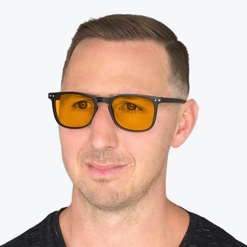 SunDown Taylor Blue Blocking Glasses - Black - Readers - Image 6