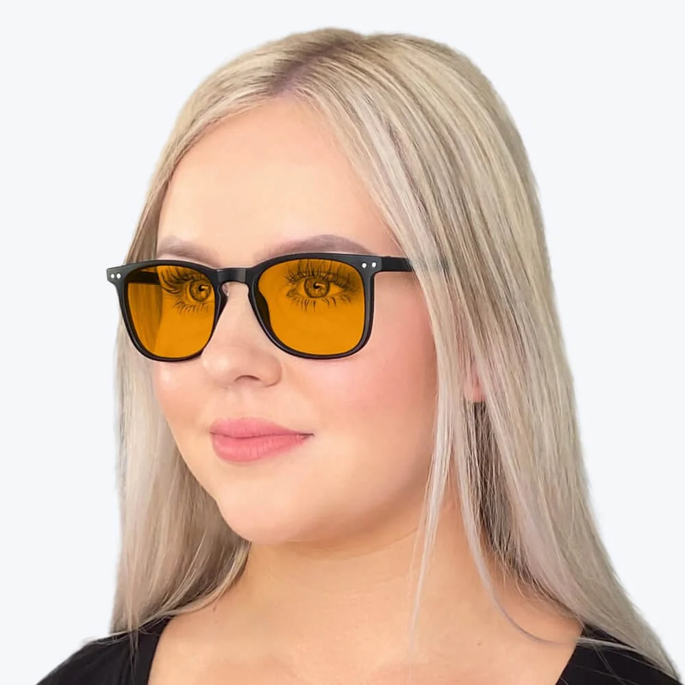 SunDown Taylor Blue Blocking Glasses - Black - Readers - Image 7