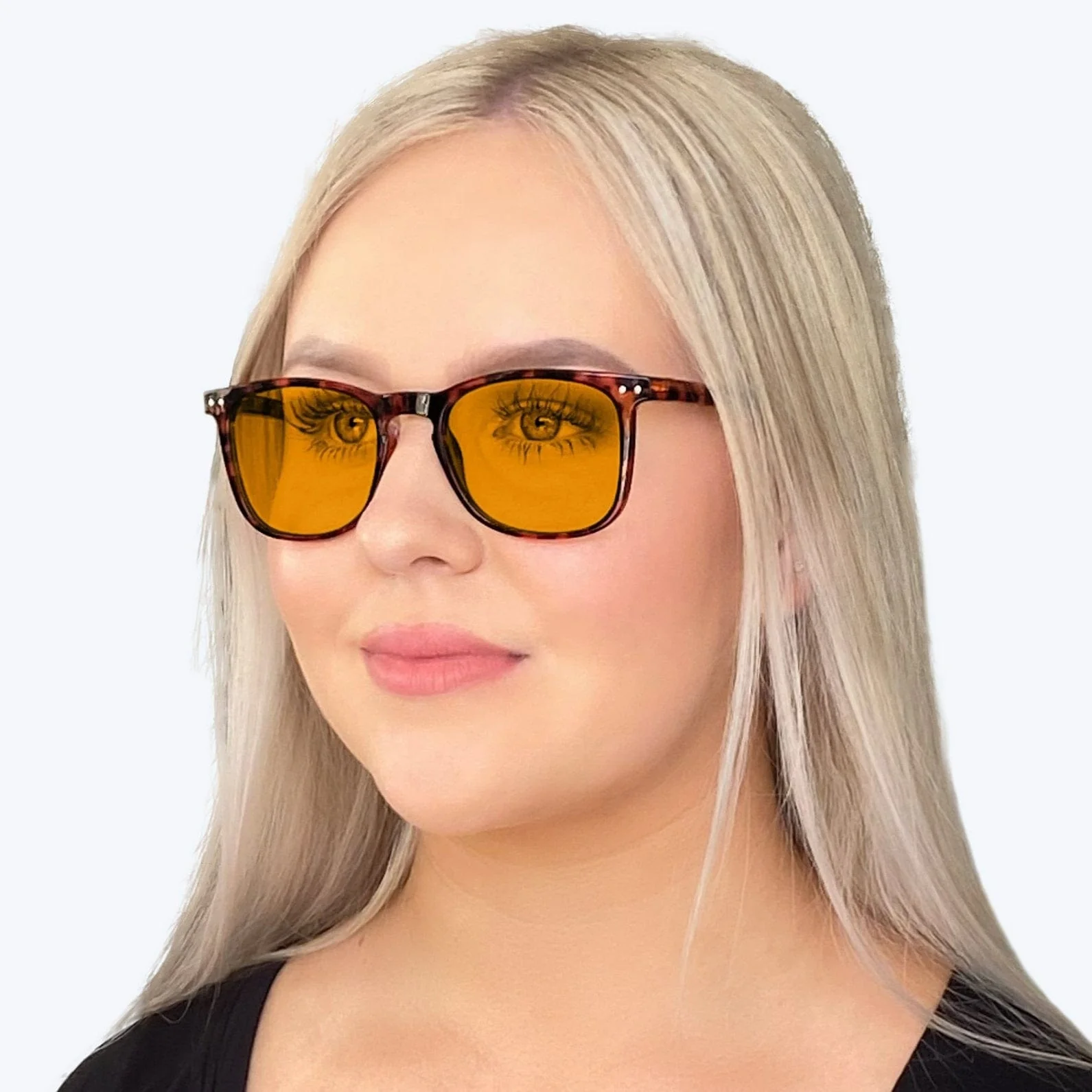 SunDown Taylor Blue Blocking Glasses - Tortoise - Prescription - Image 7