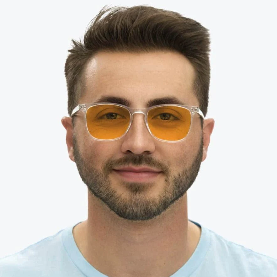 SunDown Taylor Blue Blocking Glasses - Crystal - Image 5