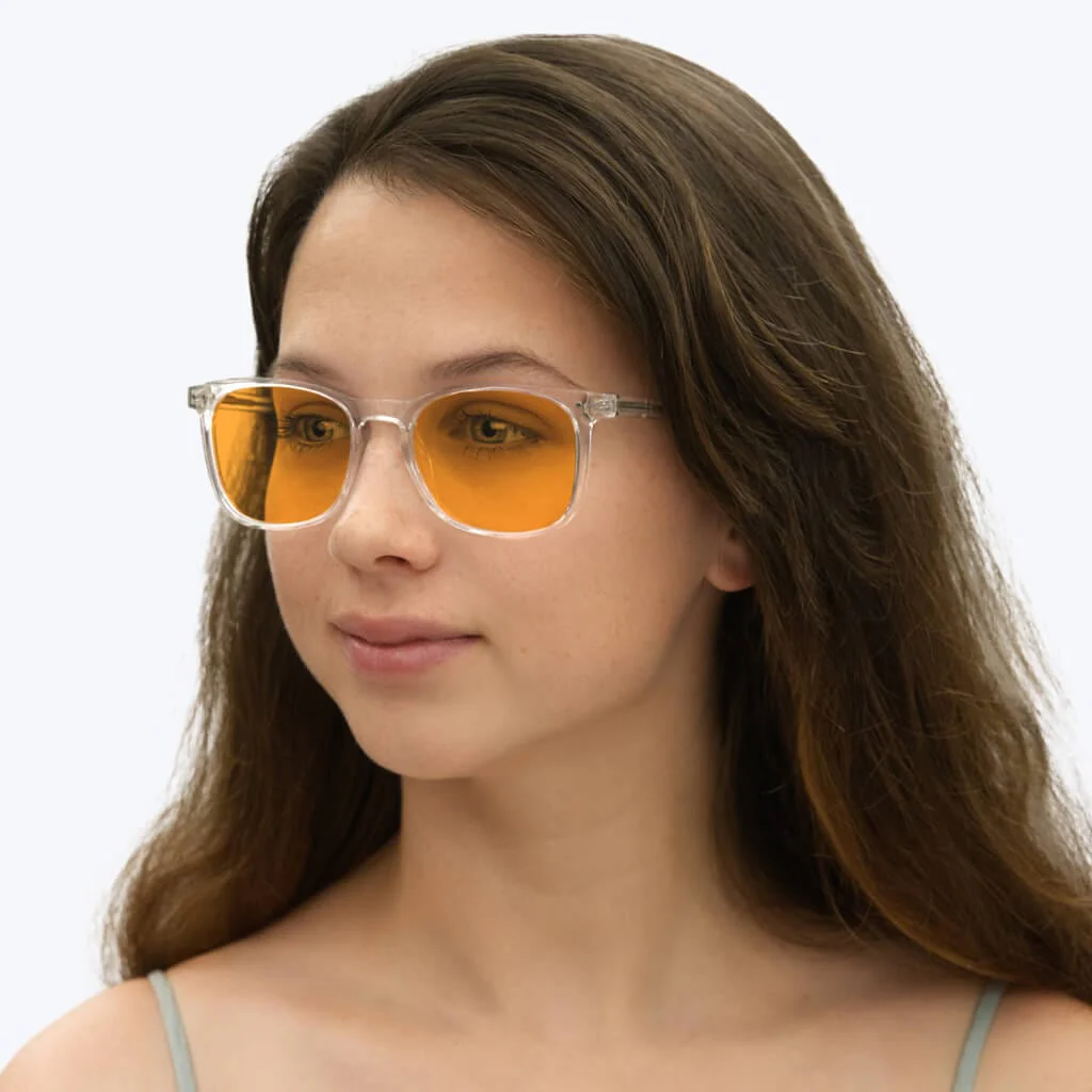 SunDown Taylor Blue Blocking Glasses - Crystal - Image 6