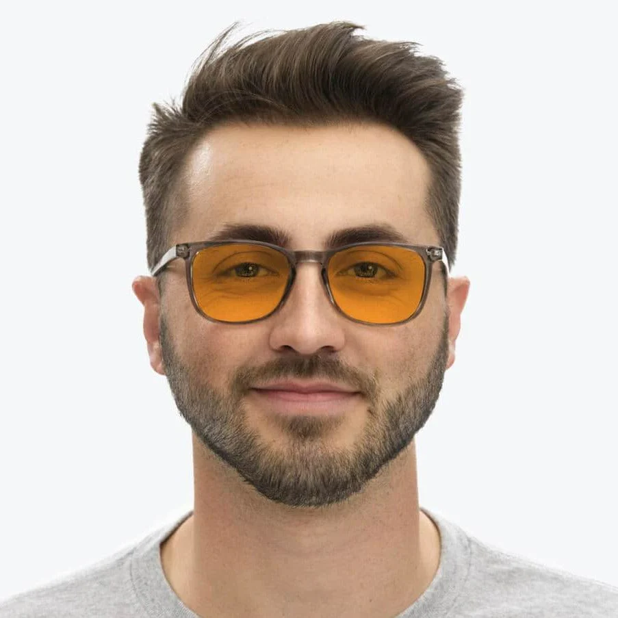 SunDown Taylor Blue Blocking Glasses-Pearl Grey - Image 5