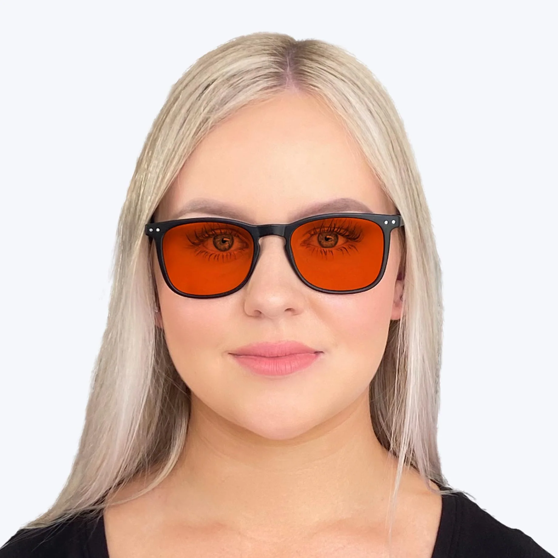 Nightfall Taylor Blue Blocking Glasses - Black - Image 5