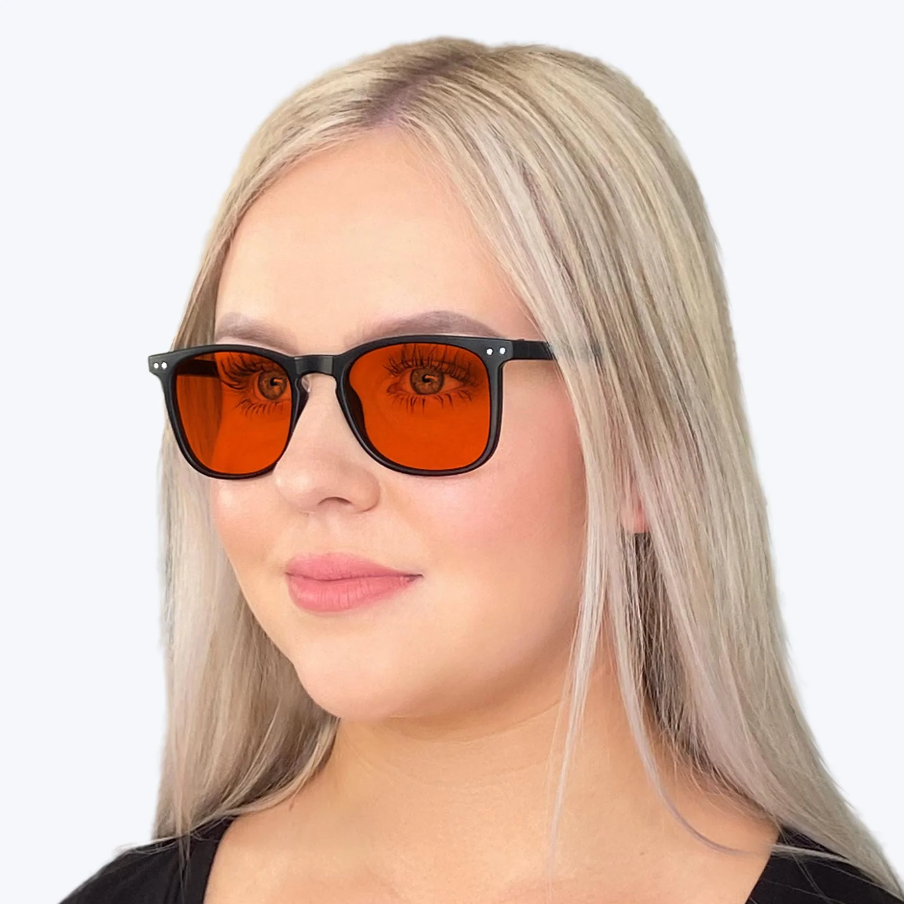 Nightfall Taylor Blue Blocking Glasses - Black - Image 6