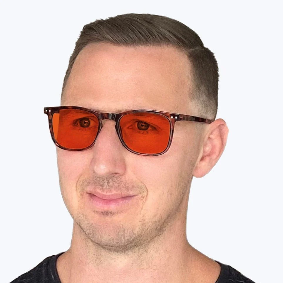 Nightfall Taylor Blue Blocking Glasses - Tortoise - Image 6